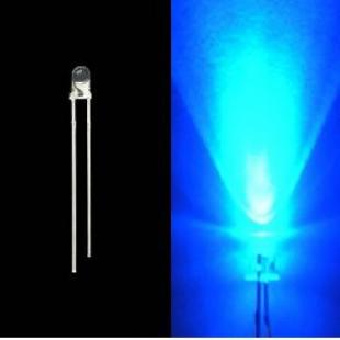 3mm LED Lights  clear blue 