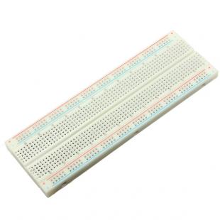 Breadboard MB102 830p Solderless White