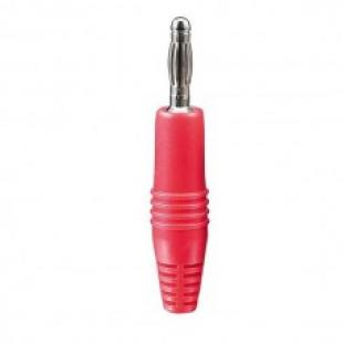 Banana Plug Male 4mm Rubber Red