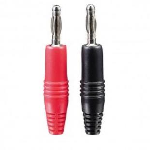 Banana Plug Male 4mm Rubber Red and Black Pair 2