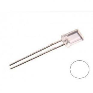LED 2mm Rectangle (square) 3mm 4mm White