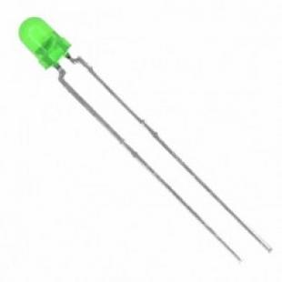 LED 3mm Diffused Green