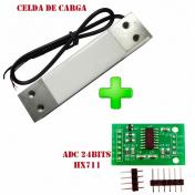 Celda de Carga de 40kg + ADC de 24bit HX711