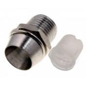 LED Holder 10mm Bezel Metal Chrome