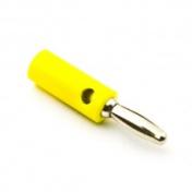 Banana Plug Male 4mm Yellow