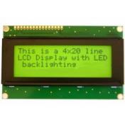 LCD 2004 20 x 4 Line Text Black on Green