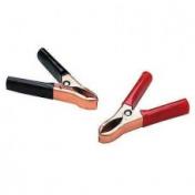Battery Terminal Crocodile Clips Clamps 25A Pair