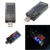 USB Power Voltage Current Monitor Meter 9V 3A Dual