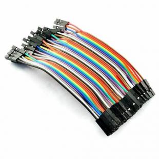 10cm DuPont F-F Cables Color 40 lived female female