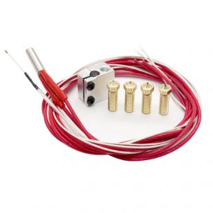 Crater heating block nozzle 12V40W heating rod thermistor V5 V6 1.75mm kit