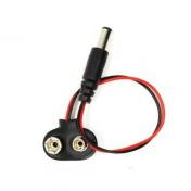 The power cable to the 9V battery clip-jack