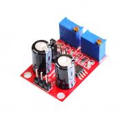 Step motor drive of square wave rectangular wave signal generator with adjustable duty cycle of NE555 pulse frequency