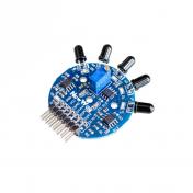 Five-way Flame Sensor Module Analog Digital double output Fire extinguishing Robot